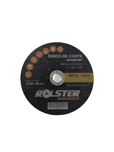 Disco de Corte 7 X 1/8 X 7/8″ (180 X 3,0 X 22,23mm) – Metal e Inox