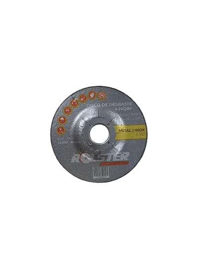 Disco de Desbaste 4.1/2 X 1/4 X 7/8″ (115 X 6,0 X 22,23mm) – Metal e Inox