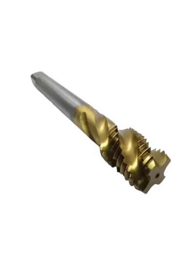Macho Máquina M DIN 376 Canal Helicoidal M24 X 3,00 com Cobertura de TICN