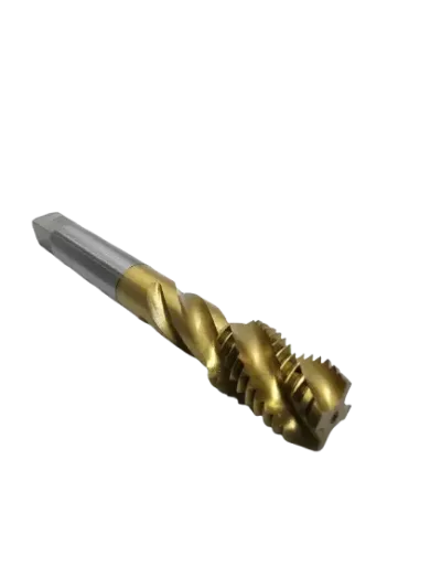 Macho Máquina M DIN 376 Canal Helicoidal M16 X 2,00 com Cobertura de TICN