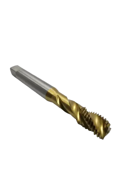 Macho Máquina M DIN 376 Canal Helicoidal M12 X 1,75 com Cobertura de TICN