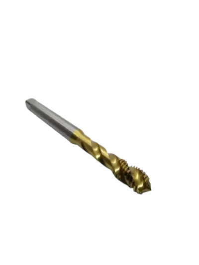 Macho Máquina M DIN 371 Canal Helicoidal M8 X 1,25 com Cobertura de TICN